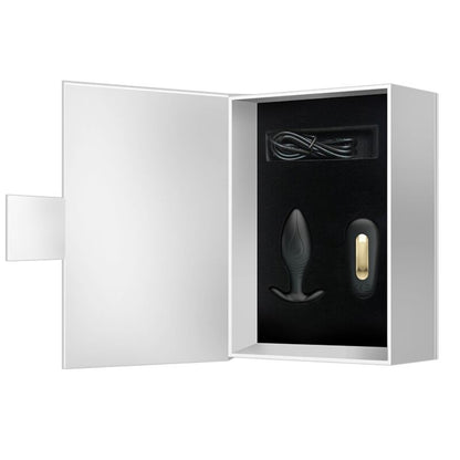 PRETTY LOVE - REGINA ANAL PLUG RECHARGEABLE VIBRATOR BLACK - 5