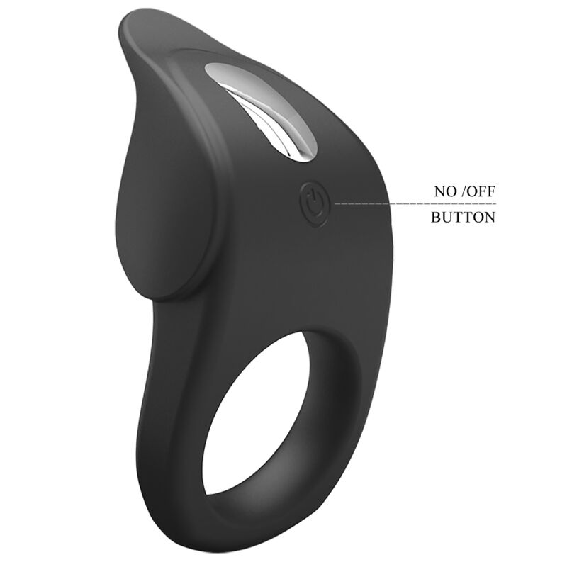 PRETTY LOVE - SUSANNA VIBRATING PENIS RING BLACK - 2