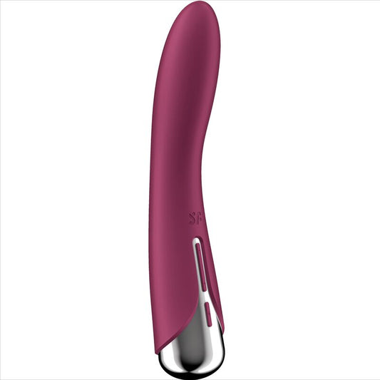 SATISFYER - SPINNING VIBE 1 G-SPOT BLUE ROTATOR VIBRATOR - RED - 1
