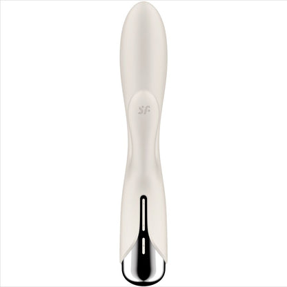 SATISFYER - SPINNING RABBIT 1 CLITORIS AND G-SPOT STIMULATION BLUE - BEIGE - 9