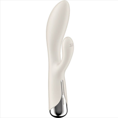 SATISFYER - SPINNING RABBIT 1 CLITORIS AND G-SPOT STIMULATION BLUE - BEIGE - 8