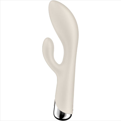 SATISFYER - SPINNING RABBIT 1 CLITORIS AND G-SPOT STIMULATION BLUE - BEIGE - 11