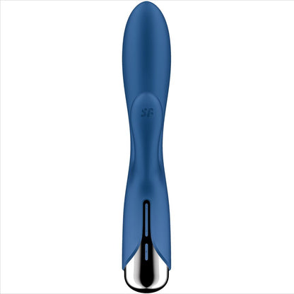 SATISFYER - SPINNING RABBIT 1 CLITORIS AND G-SPOT STIMULATION BLUE - BEIGE - 19