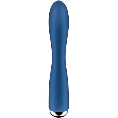 SATISFYER - SPINNING RABBIT 1 CLITORIS AND G-SPOT STIMULATION BLUE - BEIGE - 18