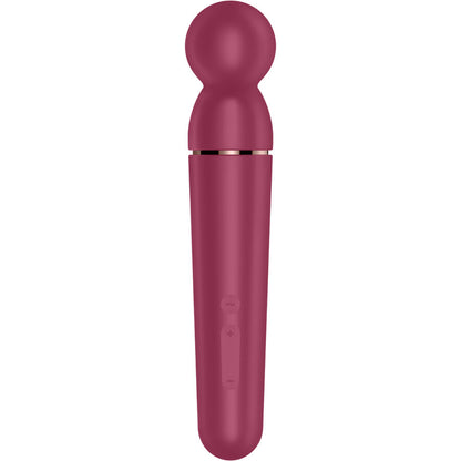 SATISFYER - PLANET WAND-ER VIBRATOR MASSAGER BLUE - BURGUNDY - 6