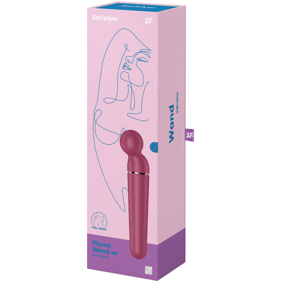 SATISFYER - PLANET WAND-ER VIBRATING MASSAGER BLUE