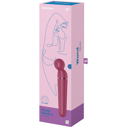 SATISFYER - PLANET WAND-ER VIBRATING MASSAGER BLUE