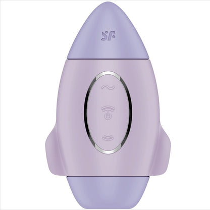 SATISFYER - MISSION CONTROL BLUE SMALL DOUBLE IMPULSE VIBRATOR - LILAC - 6