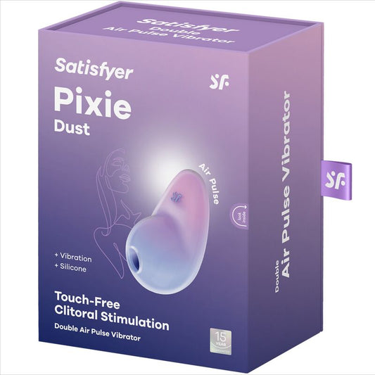 SATISFYER - PIXIE DUST BLUE AIR PLUSE STIMULATOR - 1