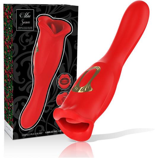 MIA - SIENA TRIPLE PLEASURE VIBRATING + BITING - 1