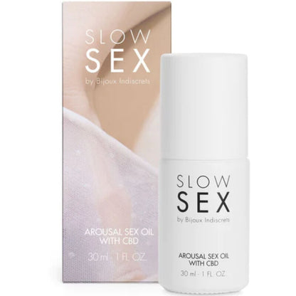 BIJOUX - SLOW SEX SEXUAL MASSAGE OIL WITH CBD 30 ML - 1