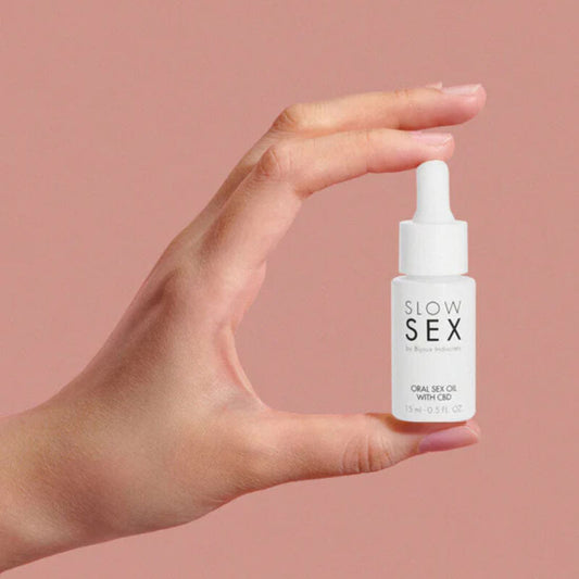 BIJOUX - SLOW SEX ORAL SEX OIL WITH CBD 15 ML - 1
