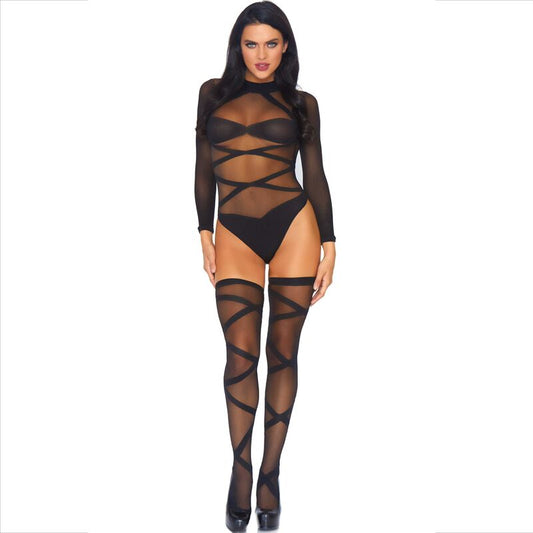 LEG AVENUE - 2 PIECE SET BODY AND THIGH - 1