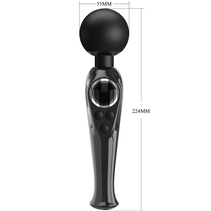 PRETTY LOVE - SKYLER VIBRATOR WAND BLACK - 2