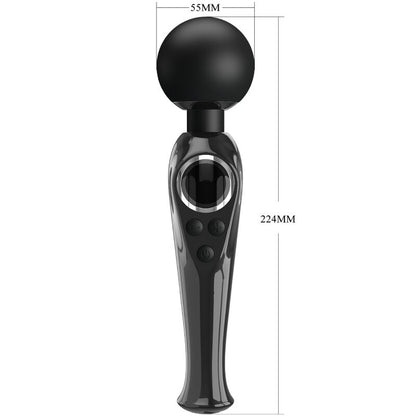 PRETTY LOVE - SKYLER VIBRATOR WAND BLACK - 2