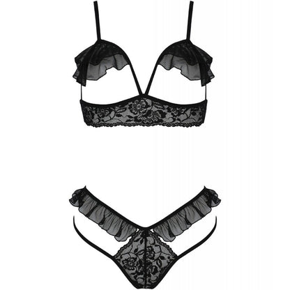PASSION - DOLLY SET TWO PIECES BLACK L/XL - S/M - 3