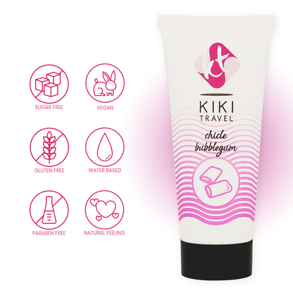 KIKÍ TRAVEL - BUBBLEGUM LUBRICANT 50 ML - 5