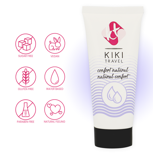 KIKÍ TRAVEL - CONFORT LUBRIFICANTE NATURALE 50 ML - Secretroomsexyshop