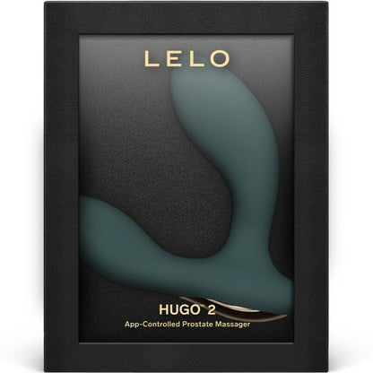 LELO - HUGO 2 BLACK PROSTATE MASSAGER - GREEN - 3
