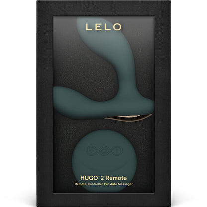 LELO - HUGO 2 PROSTATE MASSAGER REMOTE CONTROL BLACK - GREEN - 3