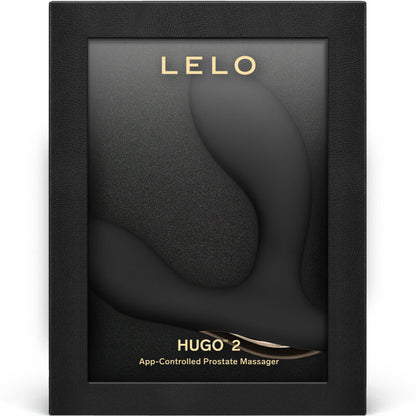 LELO - HUGO 2 BLACK PROSTATE MASSAGER - BLACK - 7