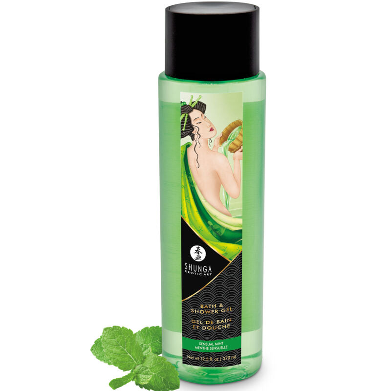 SHUNGA - BATH & SHOWER GEL SENSUAL MINT 370 ML - 2
