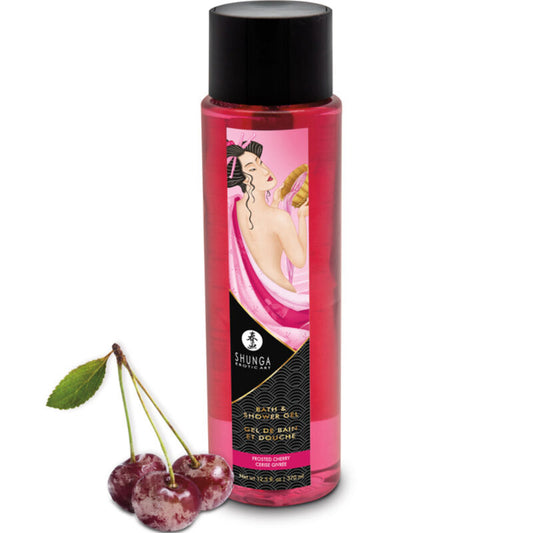 SHUNGA - BATH & SHOWER GEL FROSTED CHERRY 370 ML - 1
