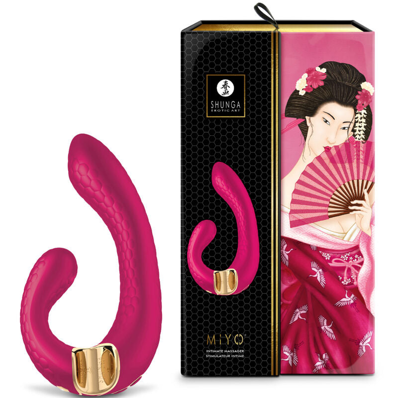 SHUNGA - MIYO INTIMATE MASSAGER VIOLET - BLACK - 15