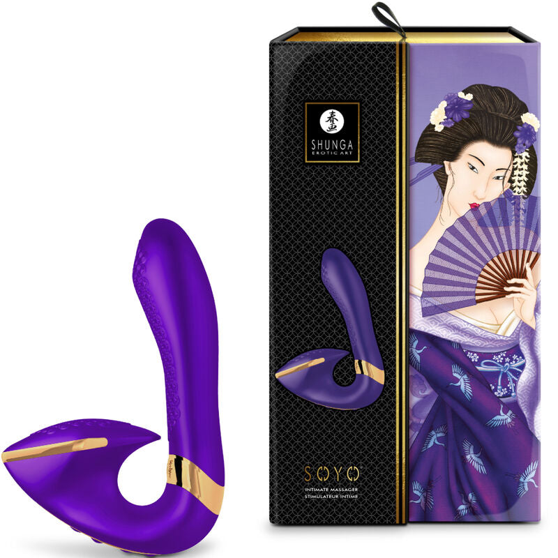 SHUNGA - SOYO INTIMATE MASSAGER VIOLET - FUCHSIA - 14