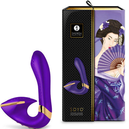 SHUNGA - SOYO INTIMATE MASSAGER VIOLET - FUCHSIA - 14