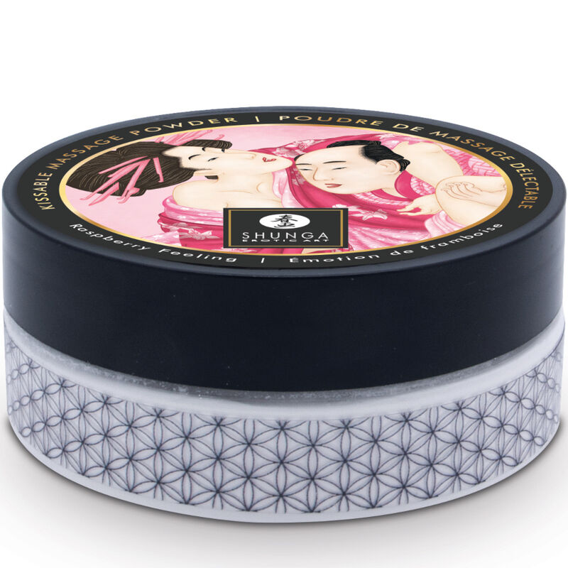 SHUNGA - EDIBLE MASSAGE POWDER KIT RASPBERRY - 2
