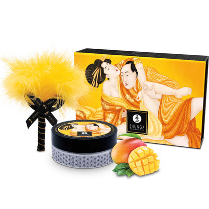 SHUNGA - EDIBLE MASSAGE POWDER KIT MANGO - 4