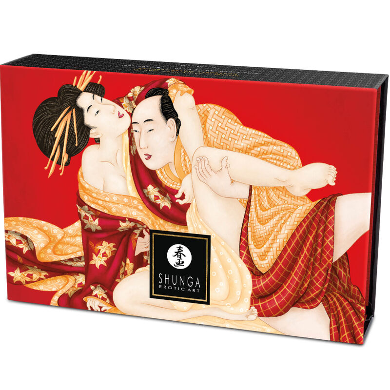 SHUNGA - STRAWBERRY EDIBLE MASSAGE POWDER KIT - 3