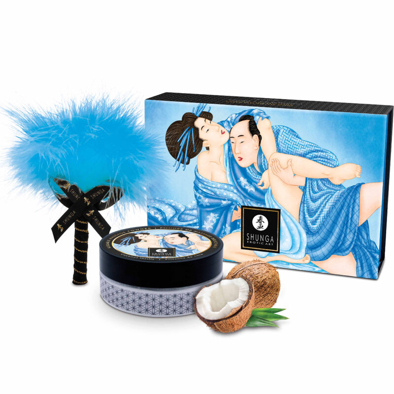SHUNGA - EDIBLE COCONUT MASSAGE POWDER KIT - 4