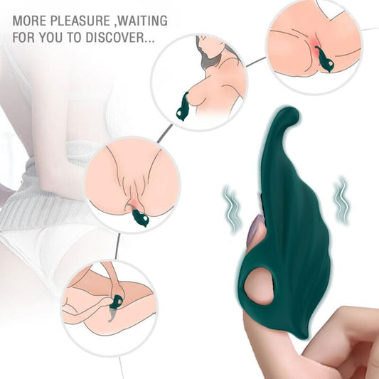 ARMONY - FINGER STIMULATOR & VIBRATOR GREEN - 1