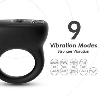 ARMONY - ANELLO VIBRATORE NERO