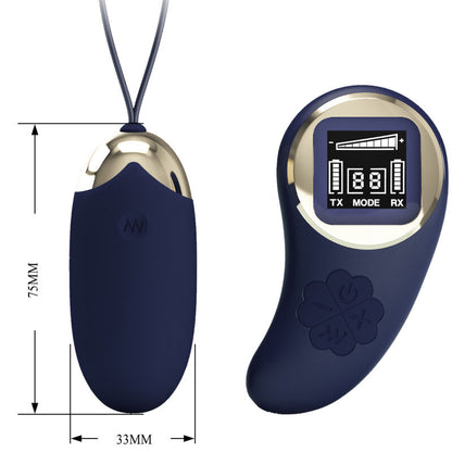 PRETTY LOVE - MINA VIBRATING EGG REMOTE CONTROL BLUE - 4