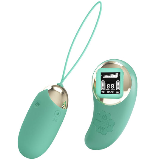 PRETTY LOVE - GREEN REMOTE CONTROL VIBRATING EGG MINE - 1