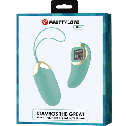 PRETTY LOVE - GREEN REMOTE CONTROL VIBRATING EGG MINE - 6