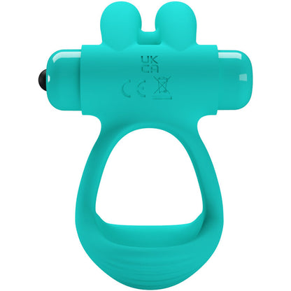 PRETTY LOVE - DANTE GREEN RABBIT VIBRATOR RING - 4