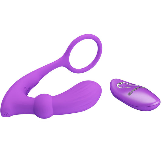 PRETTY LOVE - WARREN VIOLET ANAL RING & VIBRATOR - 1