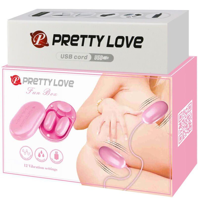 PRETTY LOVE - FUN BOX PINK VIBRATING BULLET - 8