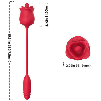 ARMONY - 3 IN 1 ROSA, STIMOLATORE, ASPIRAZIONE E SU&GIÙ CON CODA ROSSA