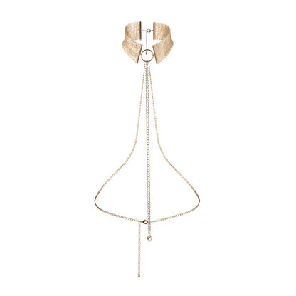 BIJOUX - DÉSIR MÉTALLIQUE GOLDEN METALLIC NECKLACE - 1