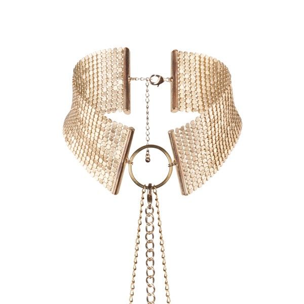 BIJOUX - DÉSIR MÉTALLIQUE GOLDEN METALLIC NECKLACE - 4