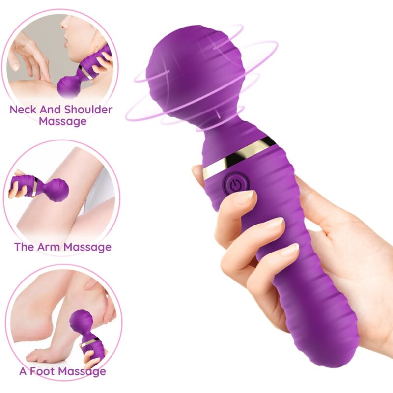 ARMONY - FREEDO MASSAGER & VIBRATOR SMALL PURPLE - 4