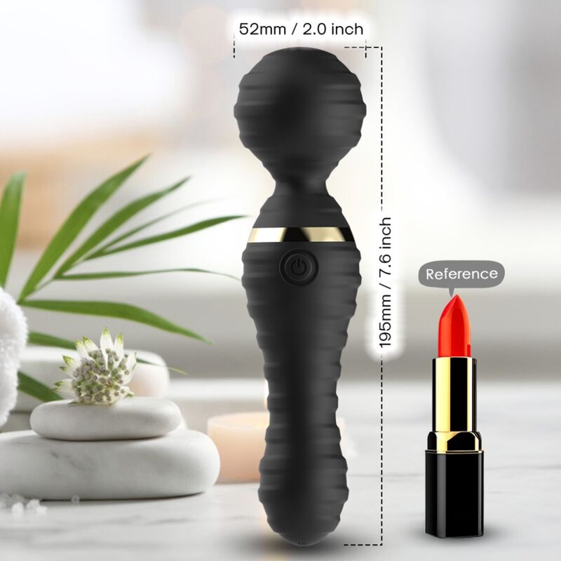 ARMONY - FREEDO MASSAGER & VIBRATOR SMALL BLACK - 4
