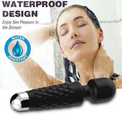 ARMONY - POSTMAN MASSAGER & VIBRATOR SUPER FLEXIBLE HEAD BLACK - 1