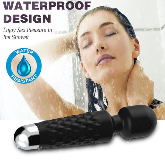 ARMONY - POSTMAN MASSAGER & VIBRATOR SUPER FLEXIBLE HEAD BLACK - 1