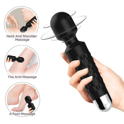 ARMONY - POSTMAN MASSAGER & VIBRATOR SUPER FLEXIBLE HEAD BLACK - 4